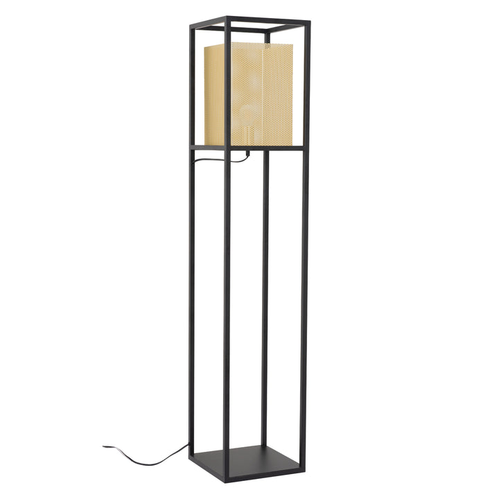 Yves Floor Lamp Gold and Black Image 2