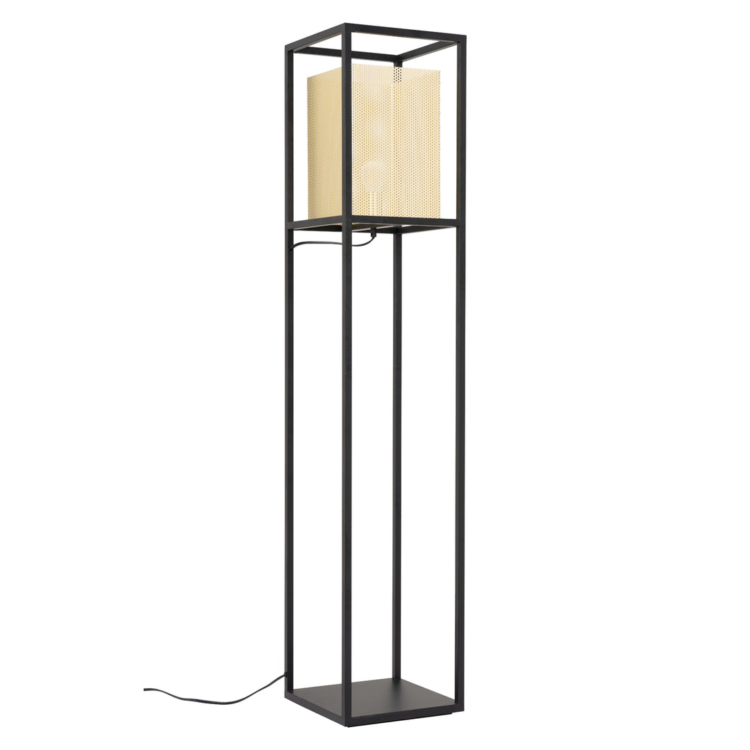 Yves Floor Lamp Gold and Black Image 4