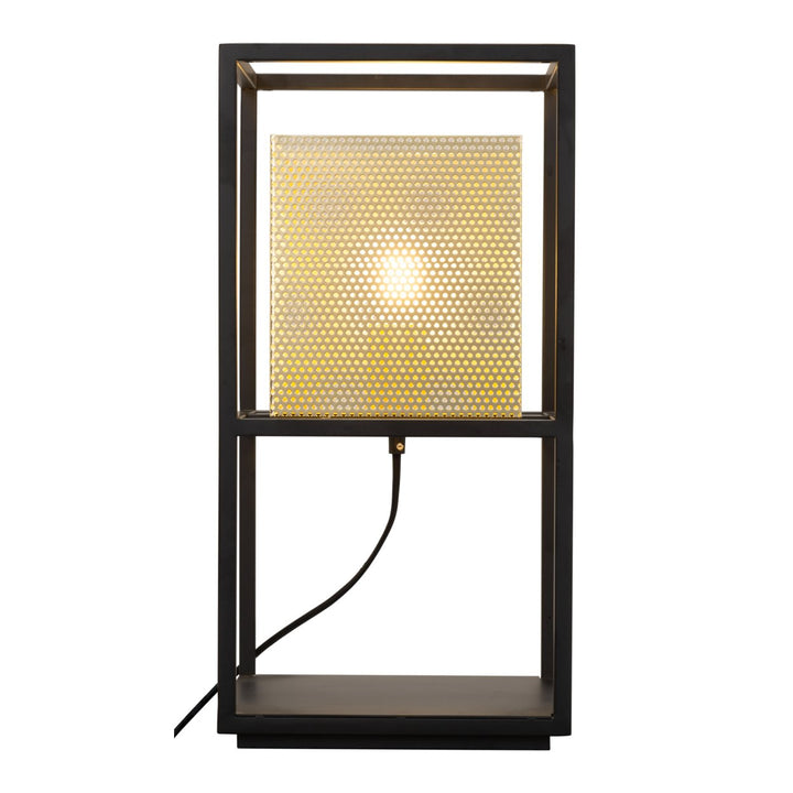 Yves Table Lamp Gold and Black Image 2