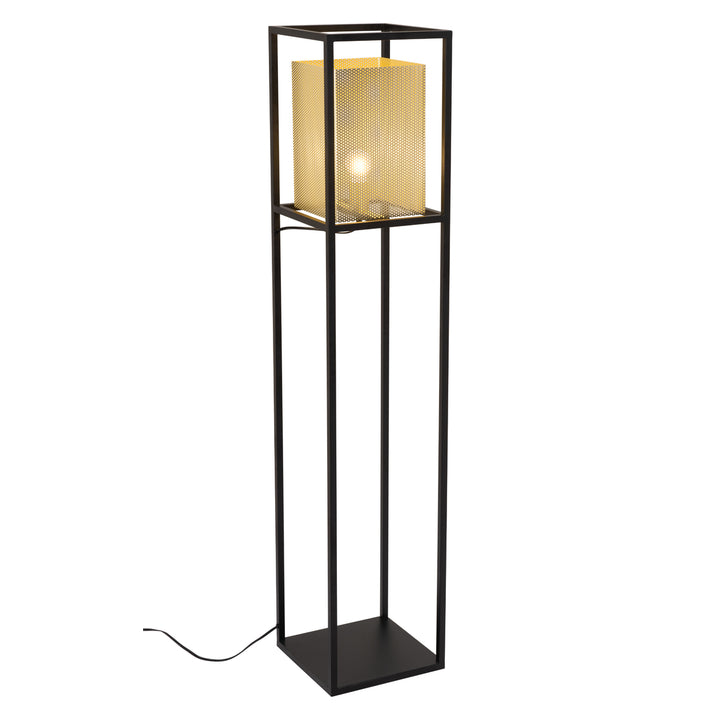 Yves Floor Lamp Gold and Black Image 5