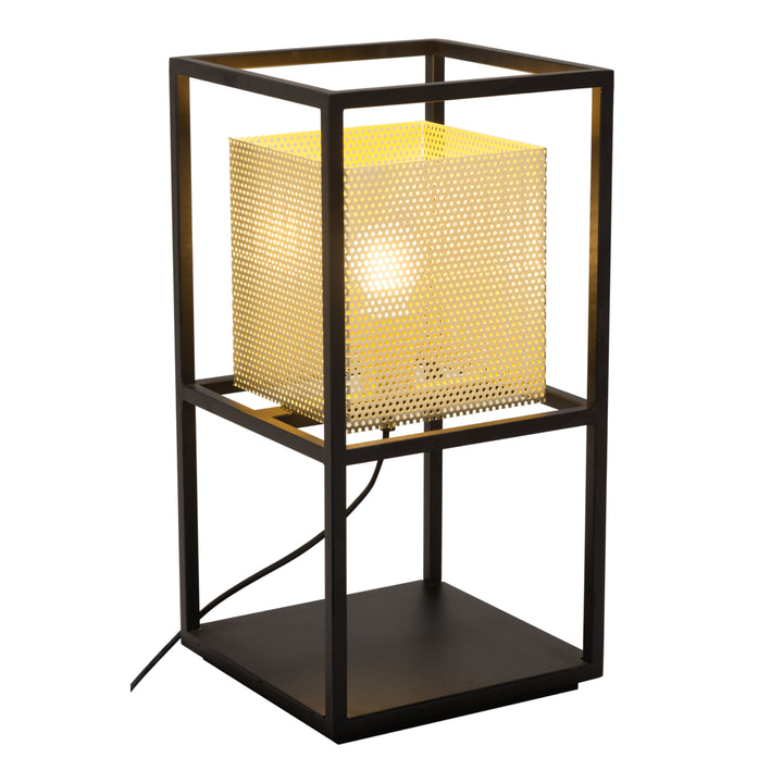 Yves Table Lamp Gold and Black Image 3
