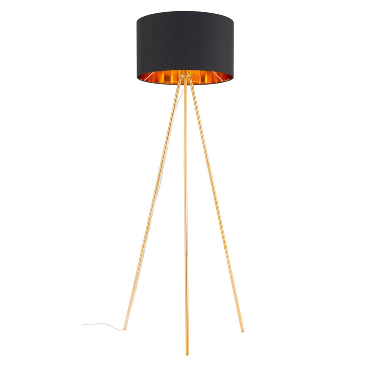 Mariel Floor Lamp Black and Gold Image 4