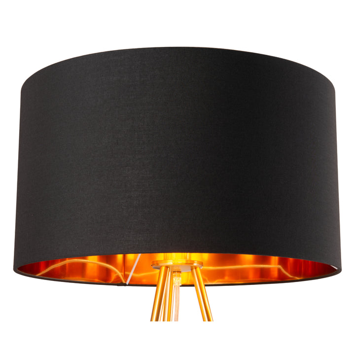 Mariel Floor Lamp Black and Gold Image 5