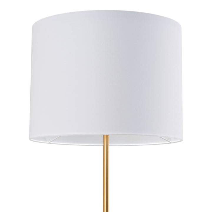 Titan Floor Lamp White and Brass Image 5