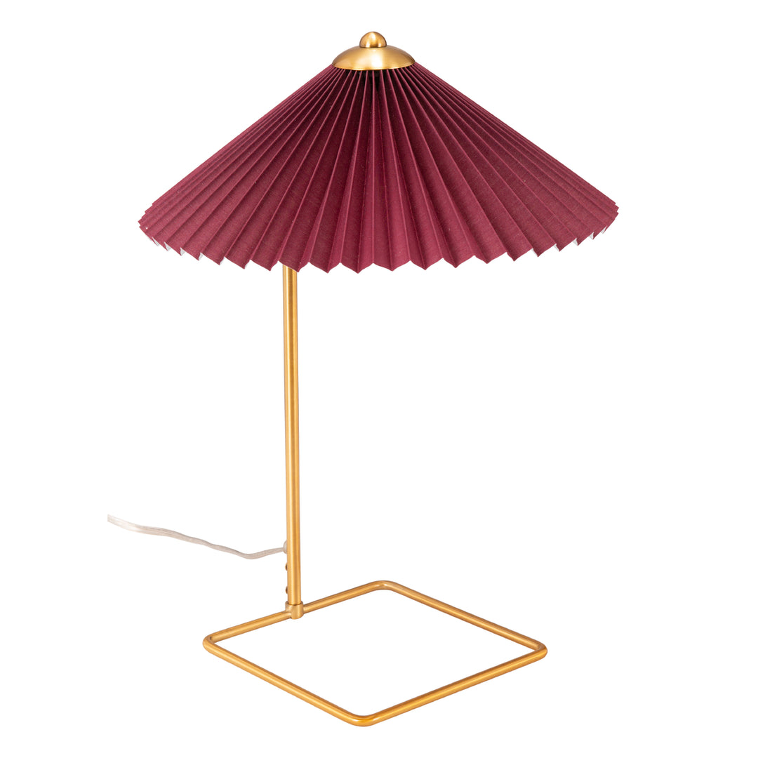 Charo Table Lamp Red and Gold Image 5