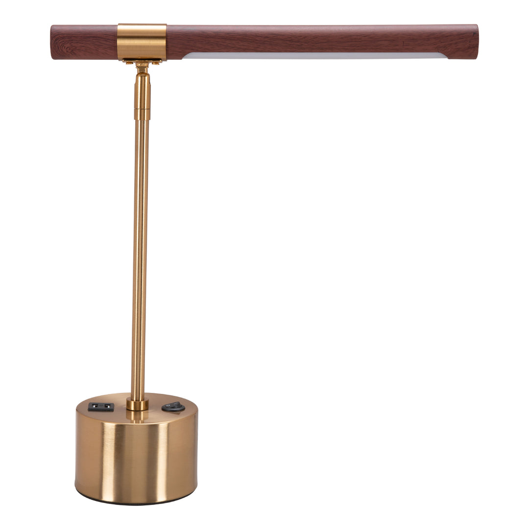 Kippy Table Lamp Brown and Brass Image 2