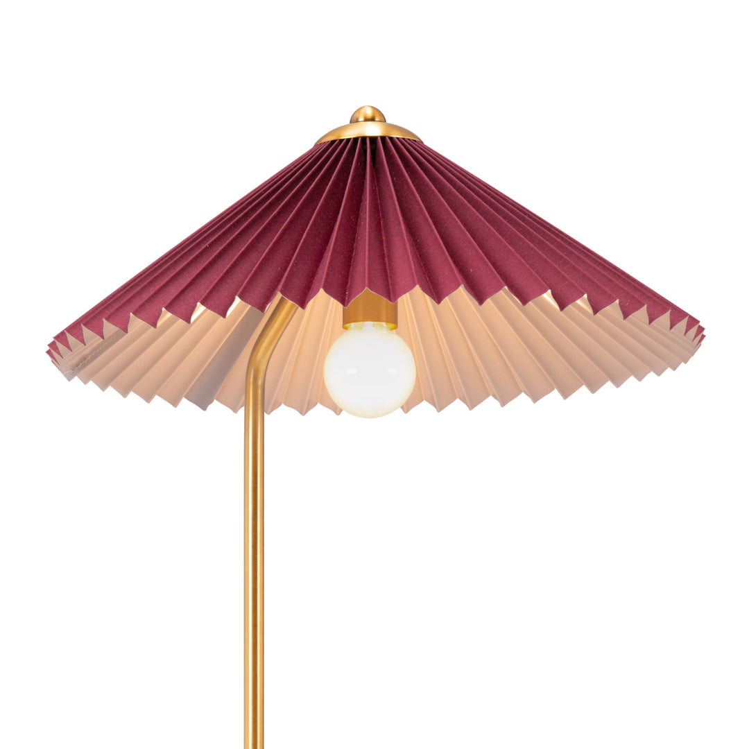 Charo Table Lamp Red and Gold Image 6