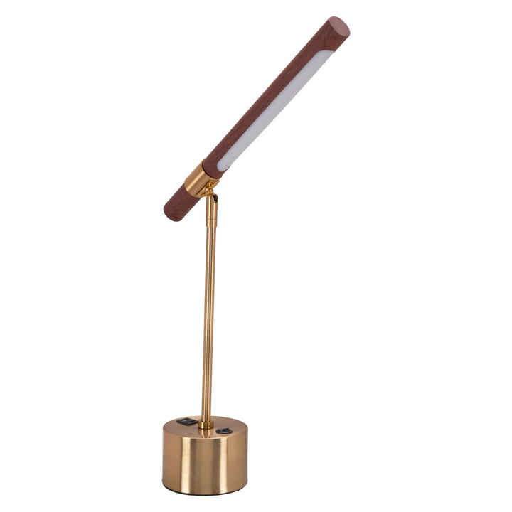 Kippy Table Lamp Brown and Brass Image 4