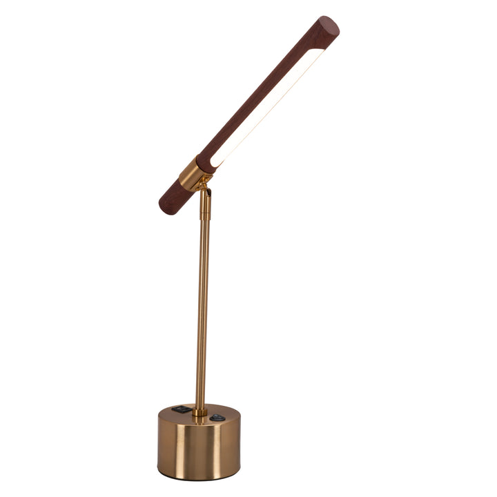 Kippy Table Lamp Brown and Brass Image 5