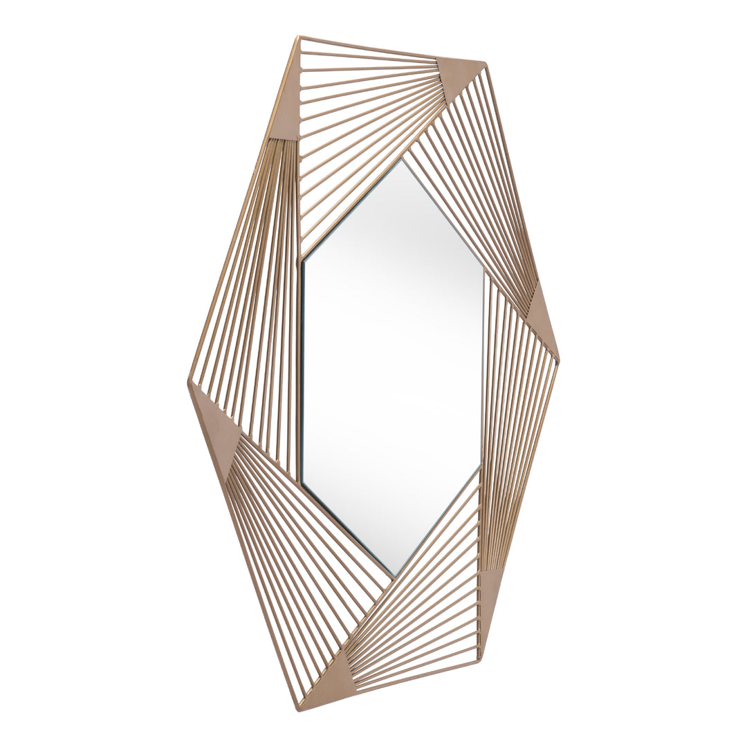 Aspect Hexagonal Mirror Copper Image 3