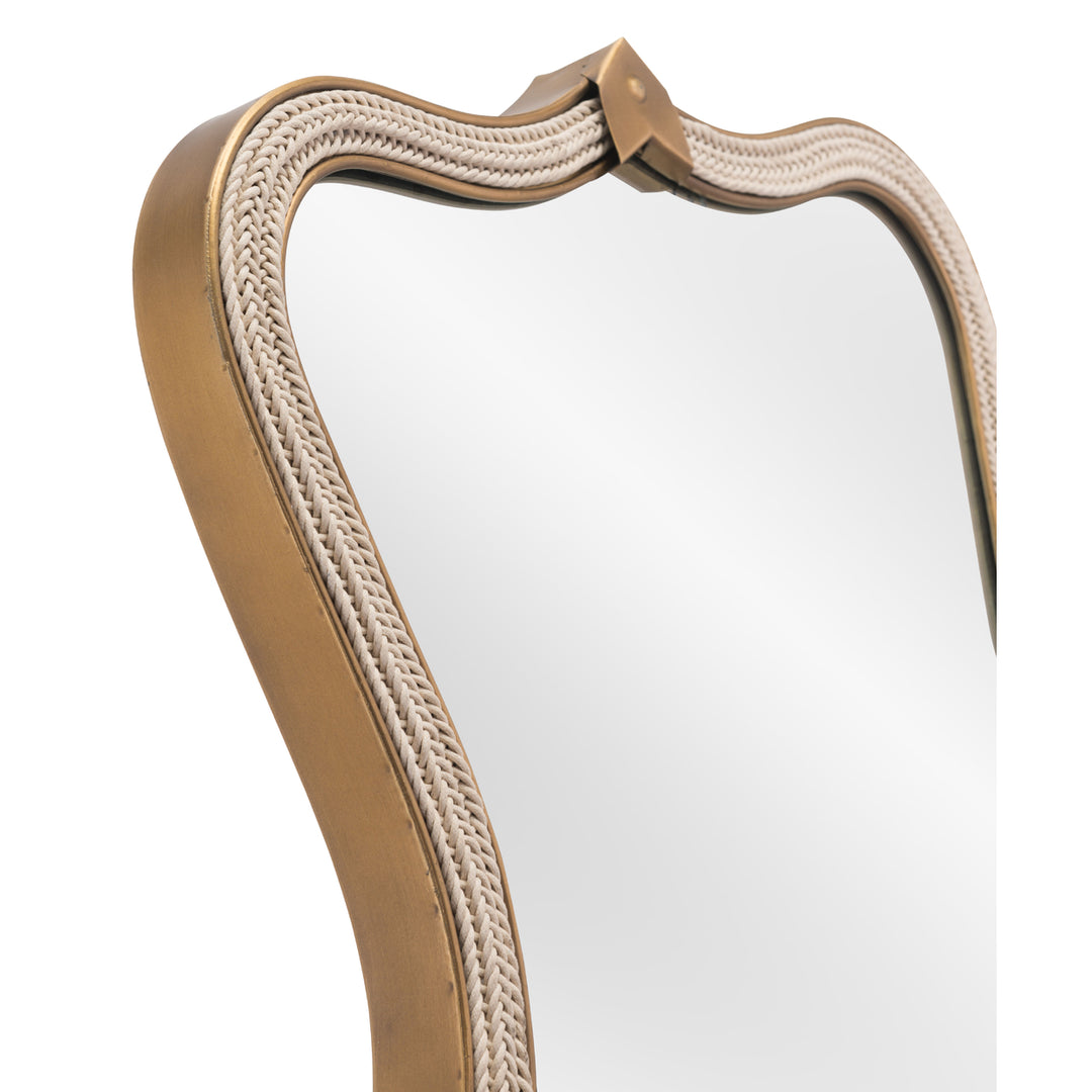 Hillegass Mirror Brass Image 4