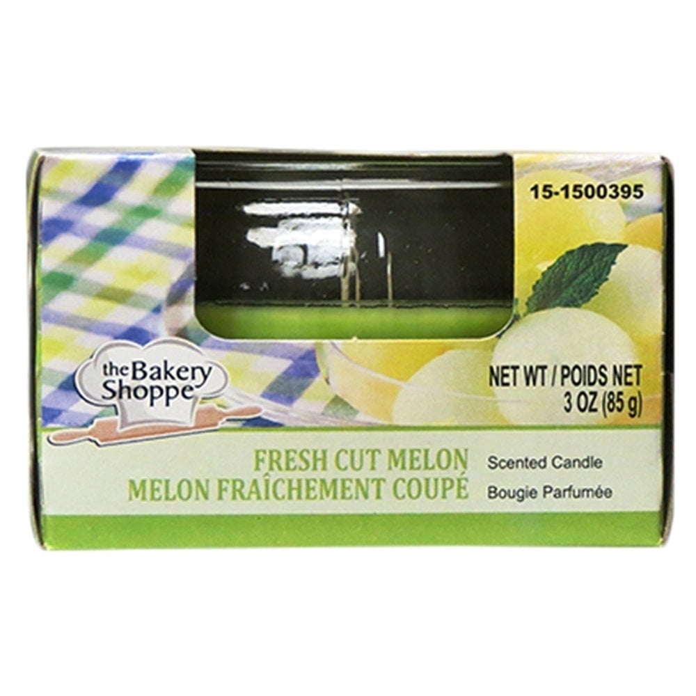 Bakery Shoppe 3 Oz Scented Candle- Fresh Cut Melon 977550 Image 1