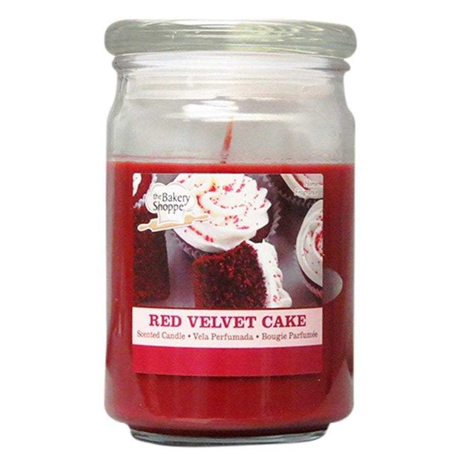 Bakery Shoppe 15 Oz Scented Candle- Red Velvet Cake 157440 Image 1