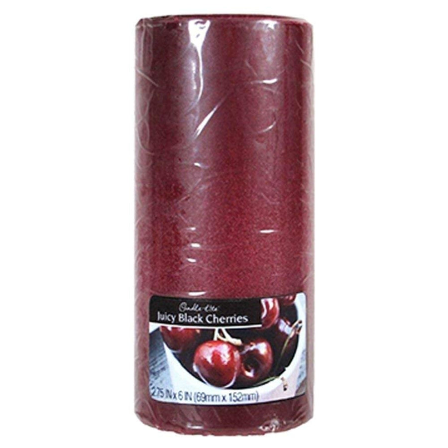 Candle-Lite Juicy Black Cherry Pillar Candle 2.75x6 Model 105846 Image 1