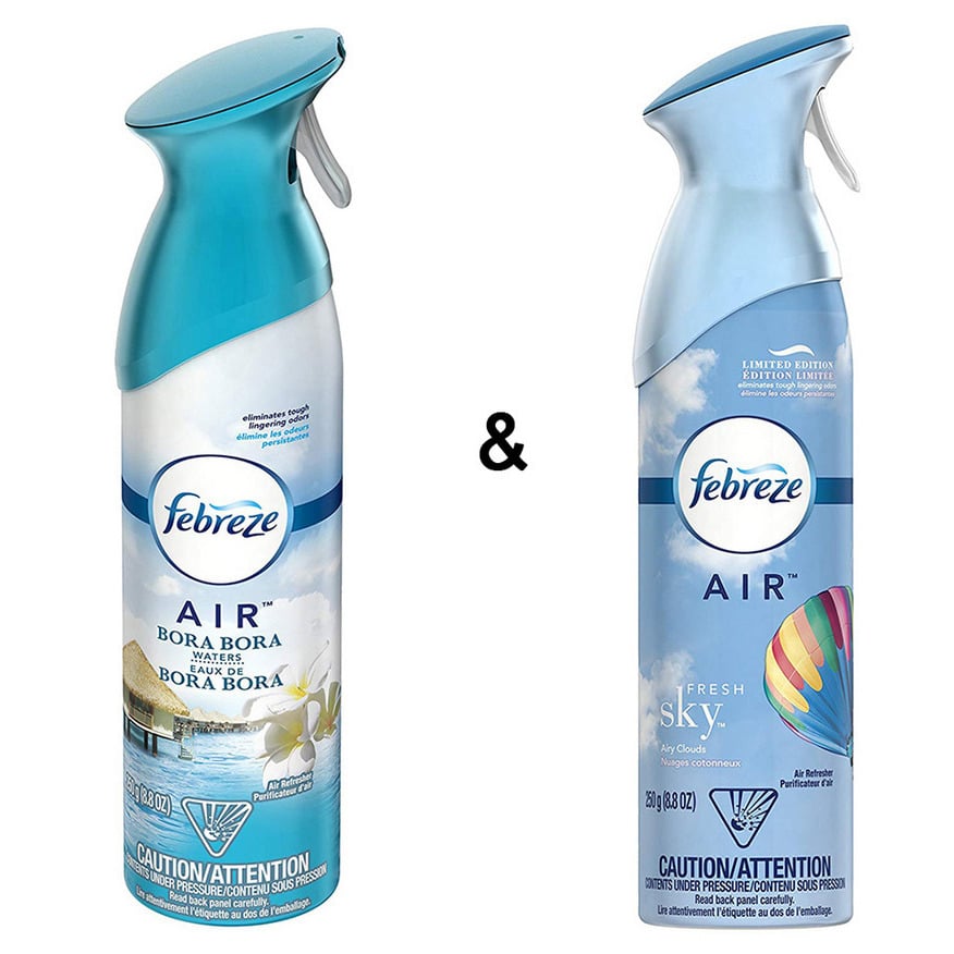 Air Freshener, Bora Bora Waters, 250g by Febreze and Air Freshener Linen and Sky by Febreze Image 1