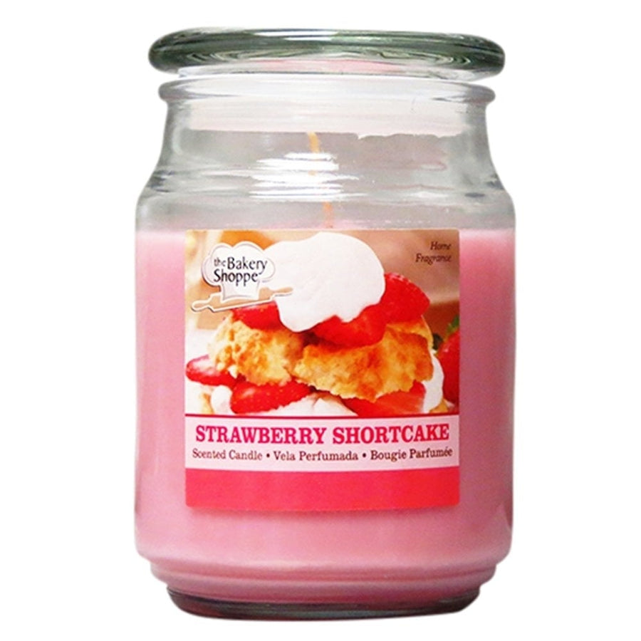 Bakery Shoppe 18 Oz Scented Candle- Strawberry Shortcake 187577 Image 1