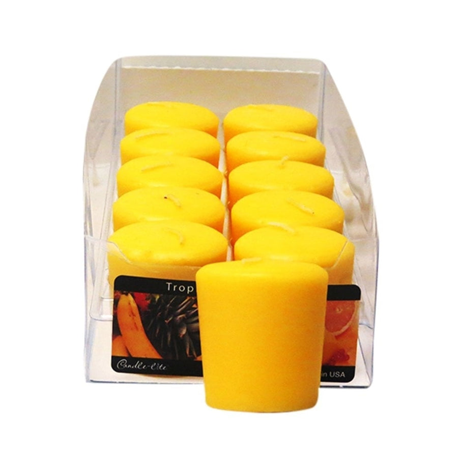 Candle-Lite Votive Candle Tropical Fruit Medley 12 Pack 218997 Candles Image 1