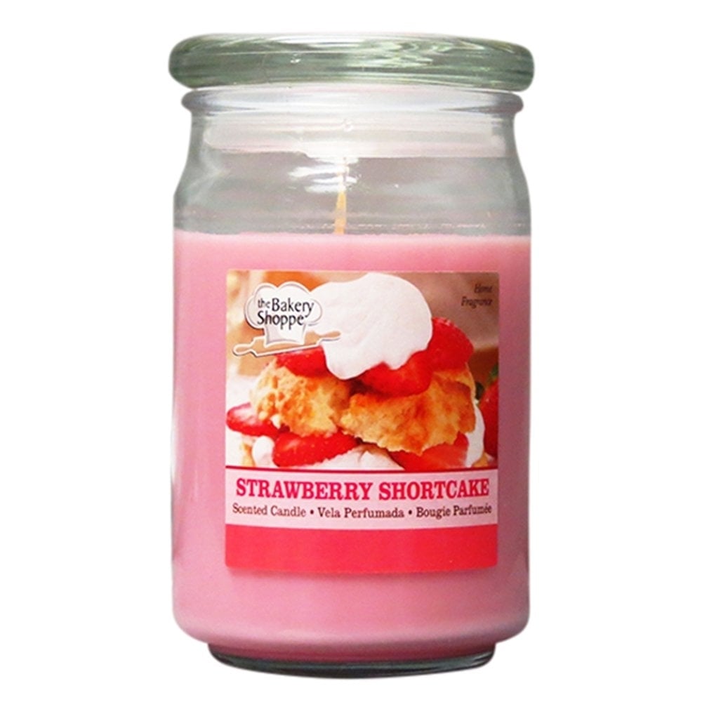 Bakery Shoppe 15 Oz Scented Candle- Strawberry Shortcake 157570 Image 1