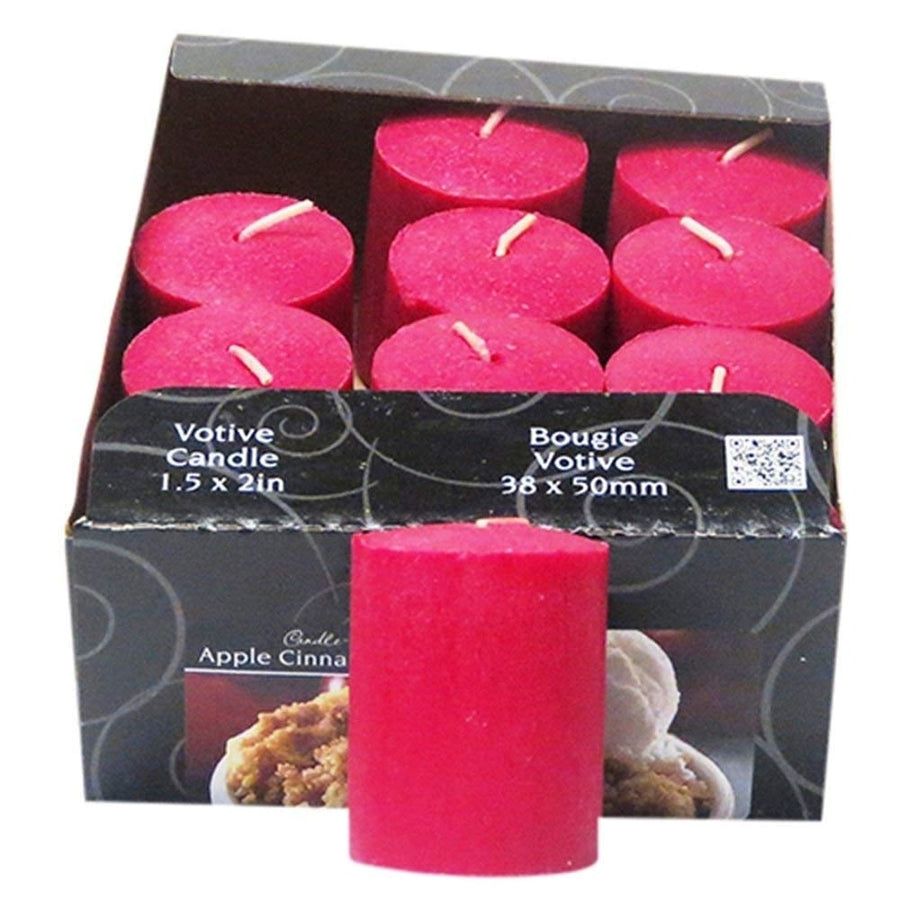 Candle-Lite Flat Top Votive Candle- Apple Cinnamon Crisp (Per Candle Piece Price) 218638 Image 1