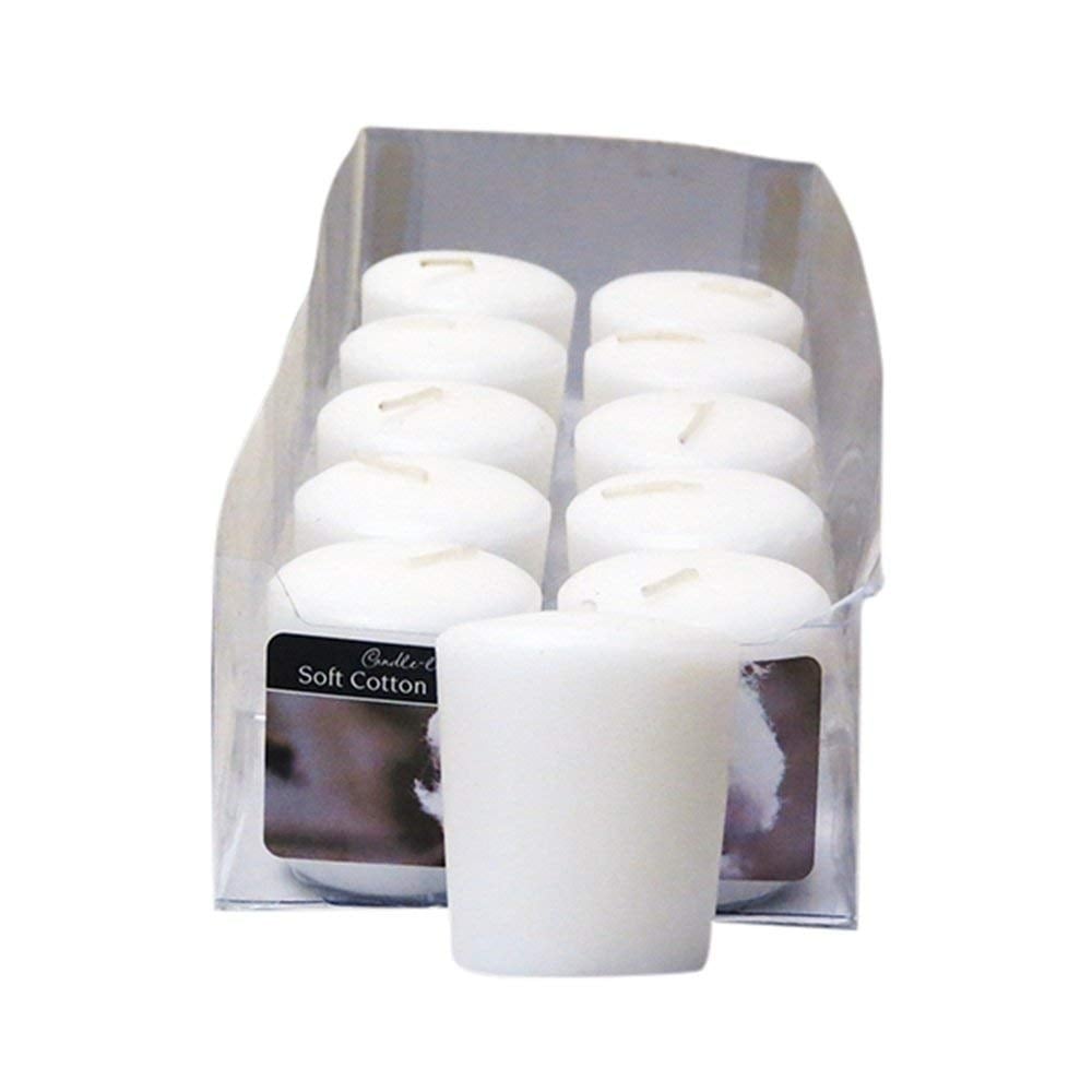 Candle-Lite Soft Cotton Votive Candles 12pcs 217532 Cozy Image 1