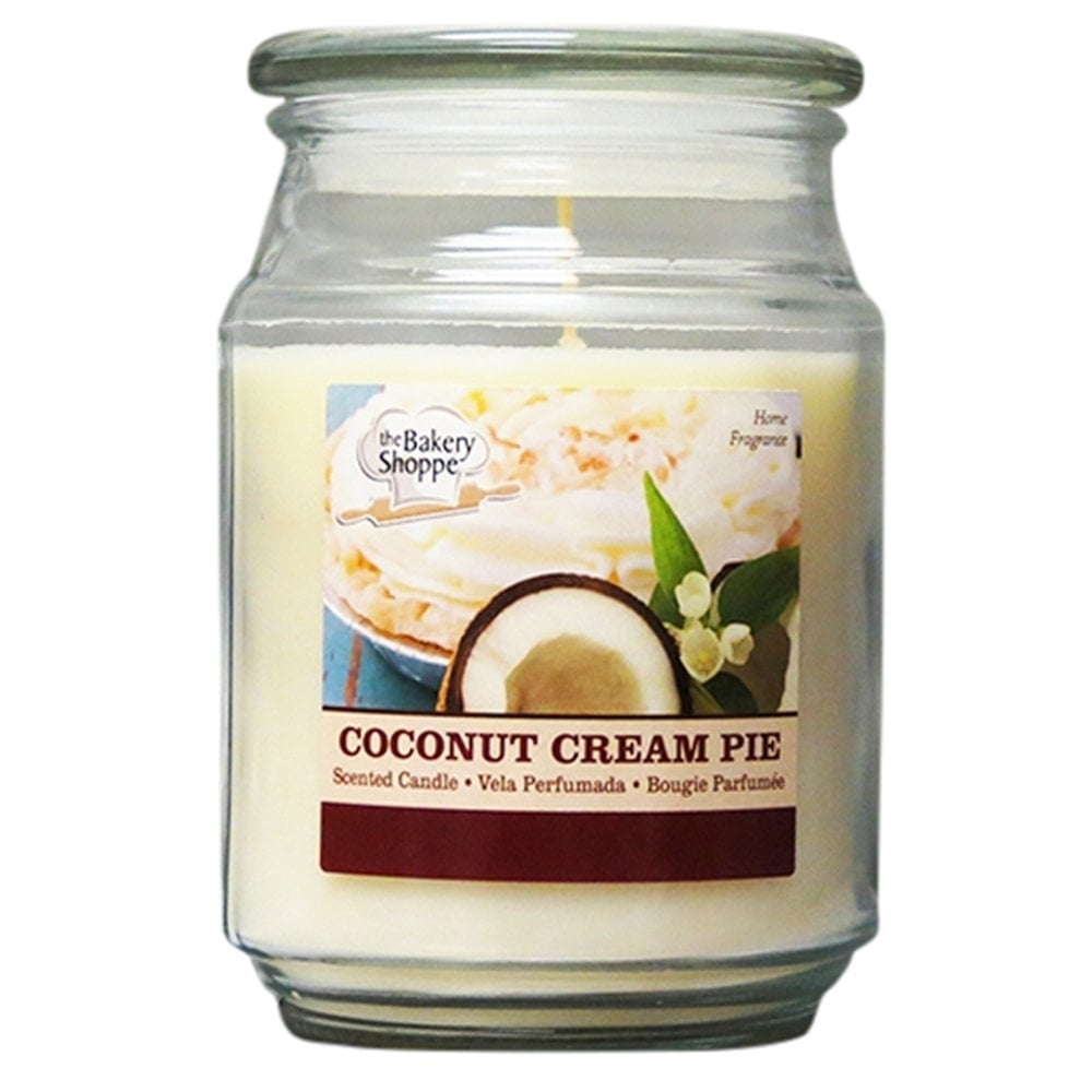 Bakery Shoppe 18 Oz Scented Candle- Coconut Cream Pie (Pack of 3) Image 1