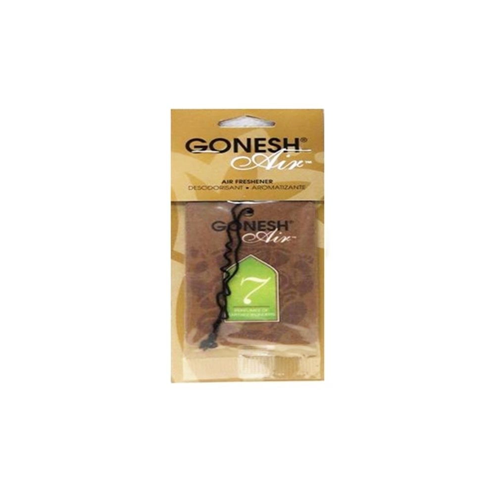 Gonesh Hanging Air Freshener No.7 a Perfumes Of Earthly Wonders (Pack of 3) Image 1