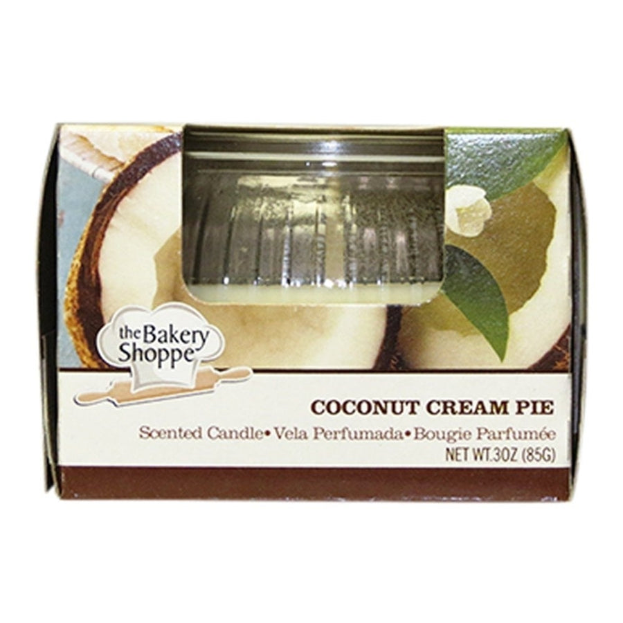 Bakery Shoppe 3 Oz Scented Candle- Coconut Cream Pie (Pack of 3) Image 1