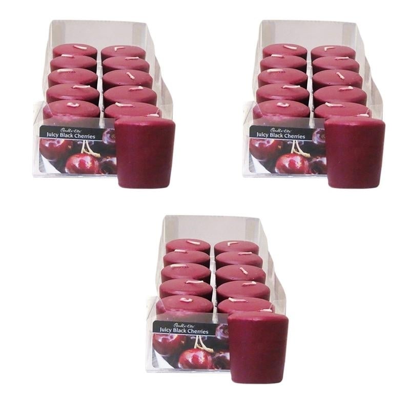 Candle-Lite Top Votive Candle- Black Cherry (Per Candle Piece Price) (Pack of 3) Image 1