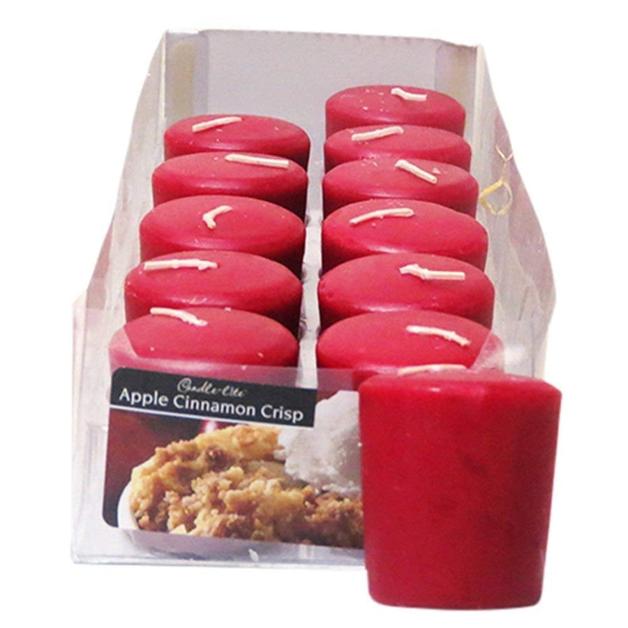 Candle-Lite Top Votive Candle- Apple Cinnamon Crisp (Per Candle Piece Price) 217563 Image 1