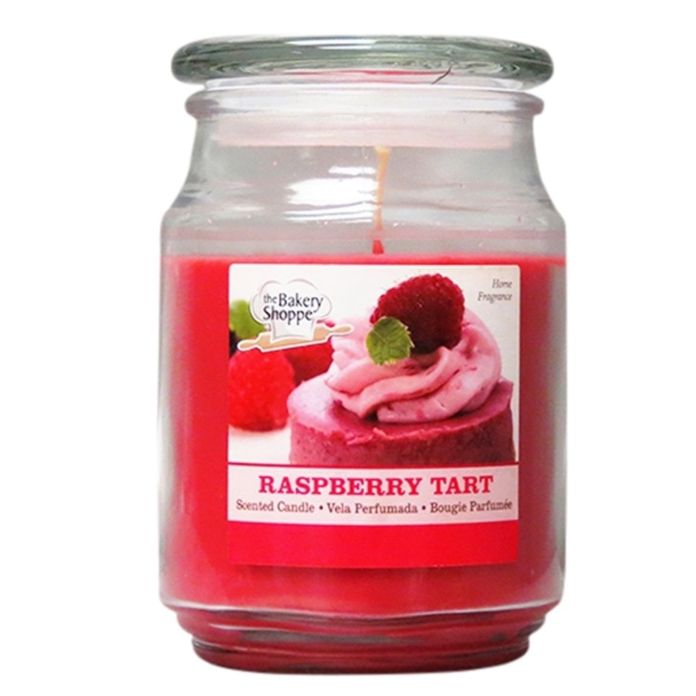 Bakery Shoppe 18 Oz Scented Candle- Raspberry Tart (Pack of 3) Image 1