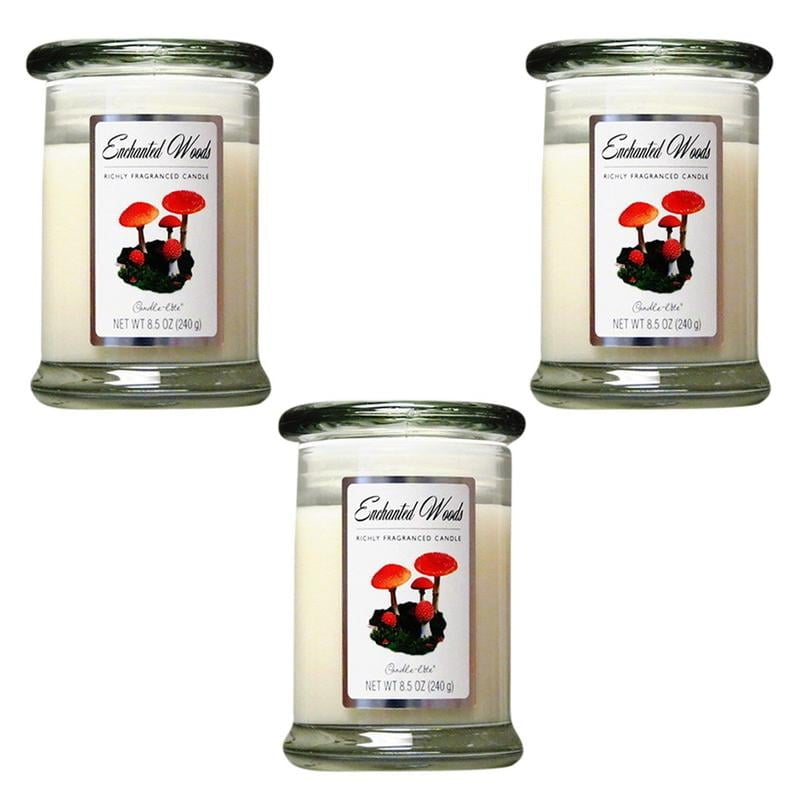 Candle-Lite Enchanted Woods Scented Candle 8.5Oz Pack of 3 Rich Fragrance Image 1