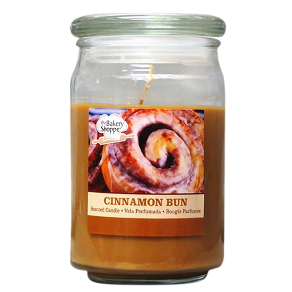 Bakery Shoppe 15 Oz Scented Candle- Cinnamon Bun 157549 Image 1