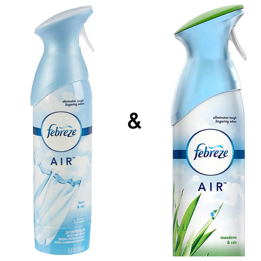 Air Freshener Linen and Sky (1 Count, 250 g) by Febreze and Air Freshener Meadows and Rain (1 Count, 250 g) by Febreze Image 1