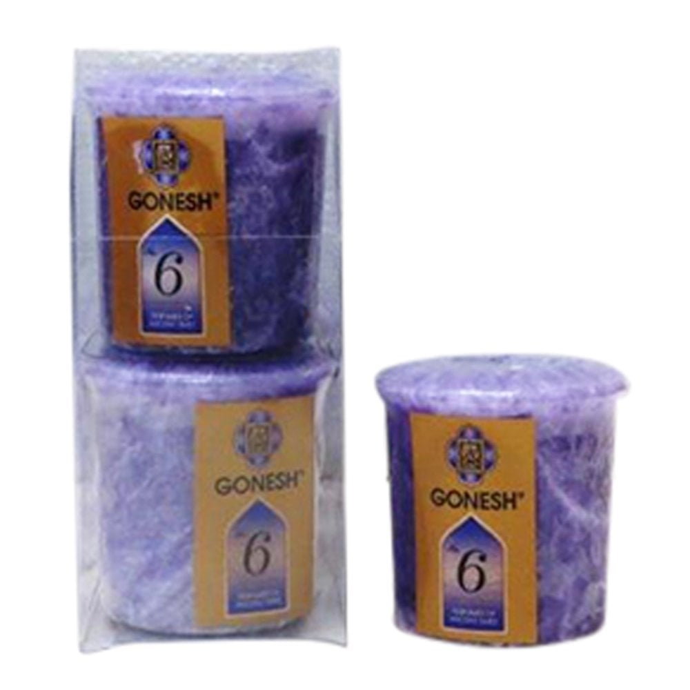 Gonesh Votive Candle- No.6 Perfumes Of Ancient Times (Pack of 3) (1 CANDLE COUNT) Image 1