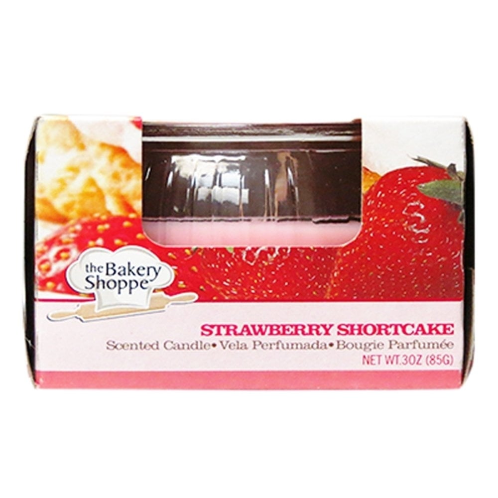 Bakery Shoppe 3 Oz Scented Candle- Strawberry Shortcake 977574 Image 1