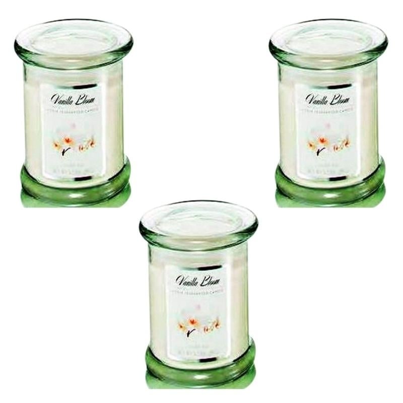 Candle-Lite Vanilla Bloom Candle 8.5 Oz Pack of 3 Richly Fragranced Candles Image 1