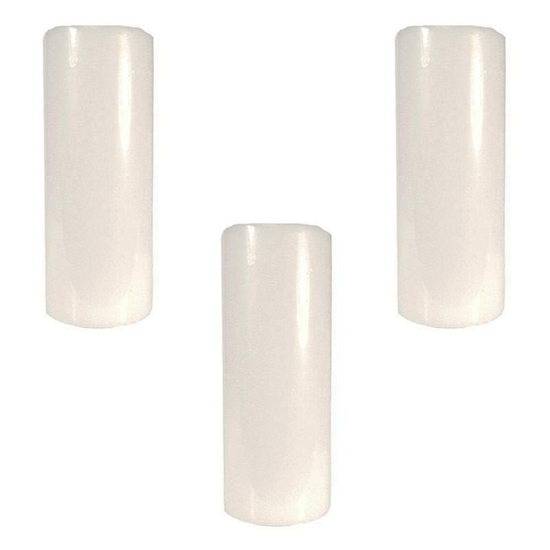 Candle-Lite Unscented Pillar Candle White 2.8x8 Pack of 3 Ideal for Events Image 1