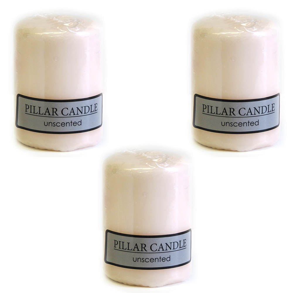 Candle-Lite Unscented Ivory Candle 2.8x4 inches Pack of 3 Image 1