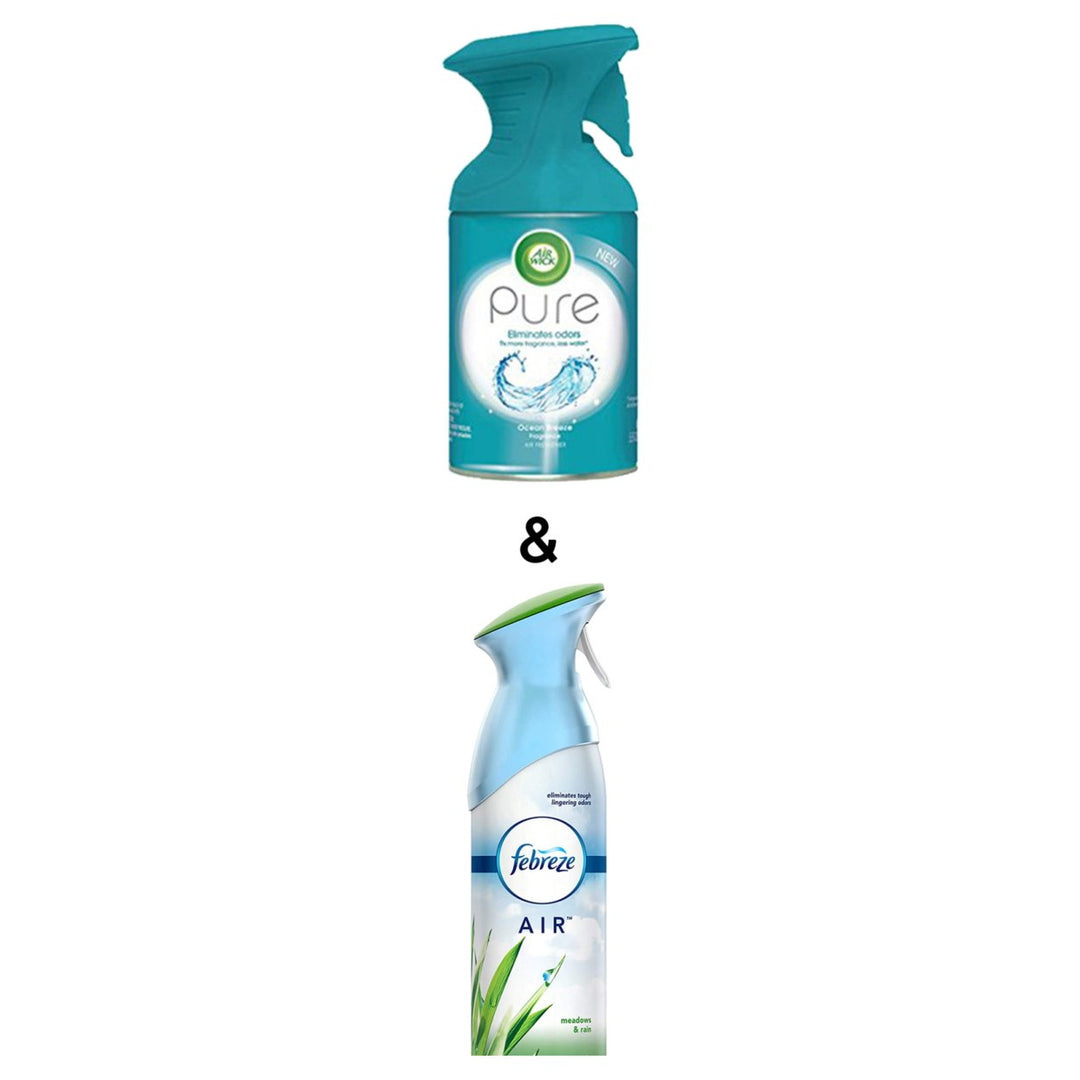 Air Freshener Meadows and Rain 250g By Febreze and Pure Premium Aerosols - Ocean Breeze, 5.5 oz., 1 ct. By Air Wick Image 1