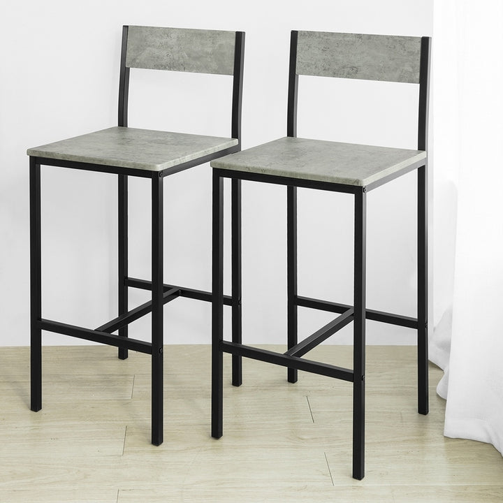 Haotian OGT14-HG, Dining Table with 4 Stools, Bar Table Set, Home Kitchen Breakfast Table with 4 Chairs Image 4