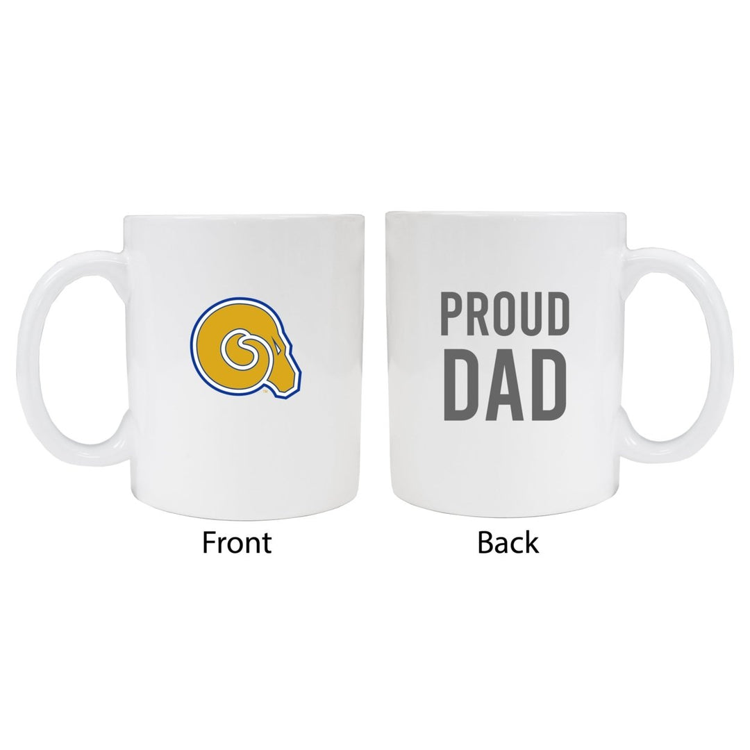 Albany State University Proud Dad Ceramic Coffee Mug - White (2 Pack) Image 1