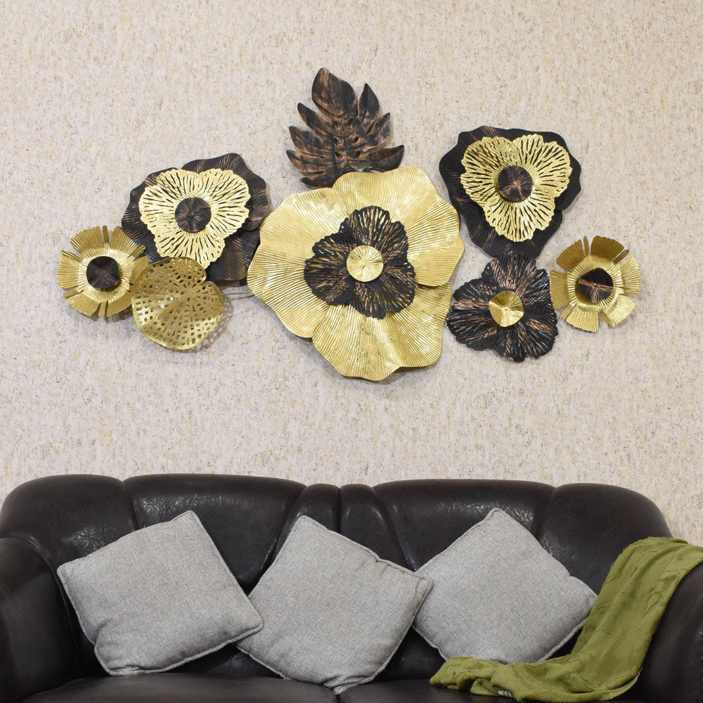 BBH Iron Floral Shapes Multicolor Handmade BBVK1039 Home Art Image 2