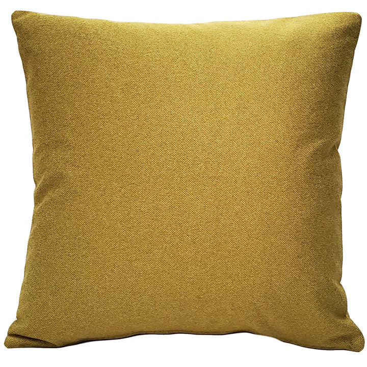 Rio Grande 19x19 Ochre Gold Throw Pillow Polyfill Insert 100% Polyester Image 1