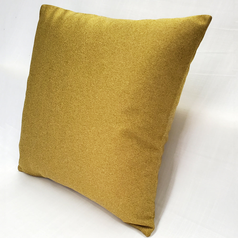 Rio Grande 19x19 Ochre Gold Throw Pillow Polyfill Insert 100% Polyester Image 2