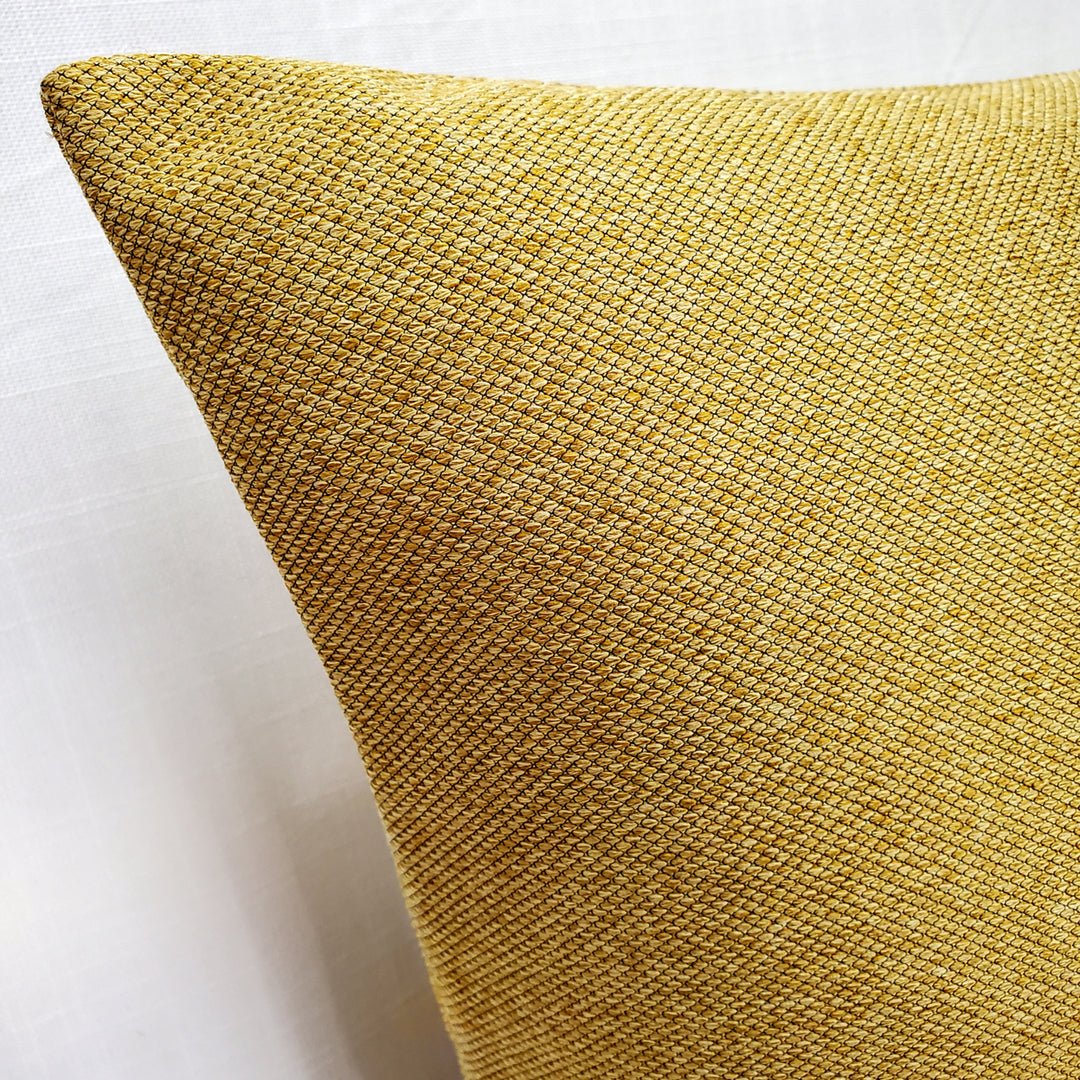 Rio Grande 19x19 Ochre Gold Throw Pillow Polyfill Insert 100% Polyester Image 3