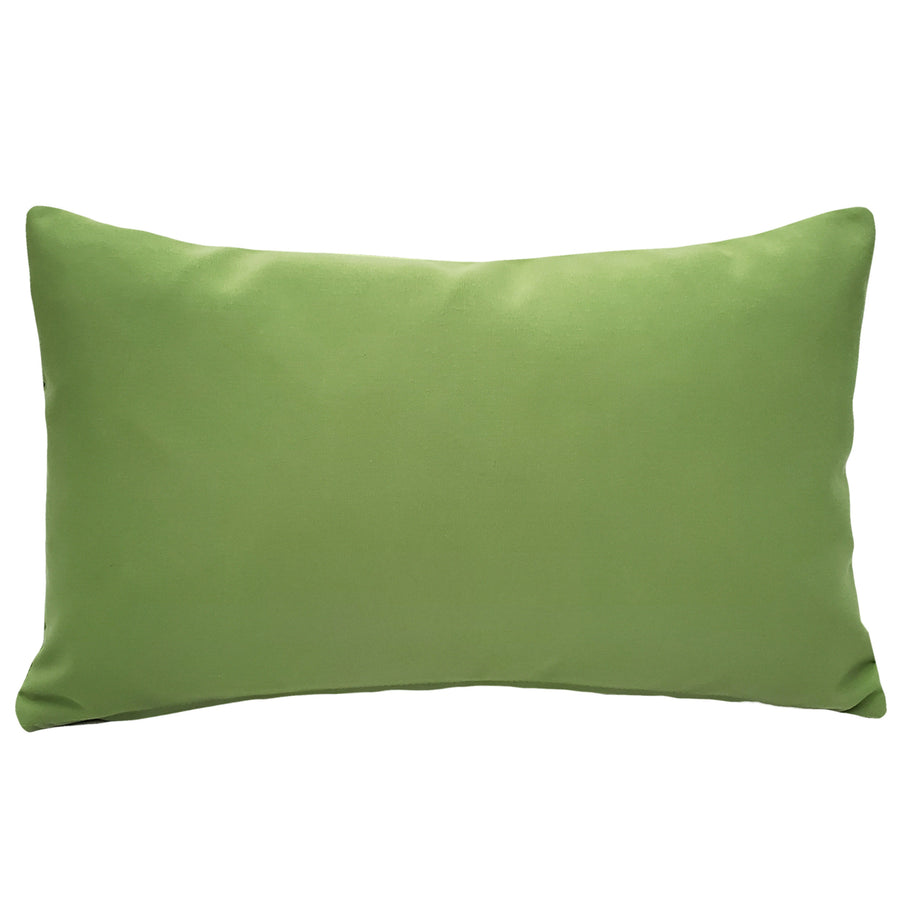Sunbrella Ginko Green Outdoor Pillow 12x19, with Polyfill Insert Image 1