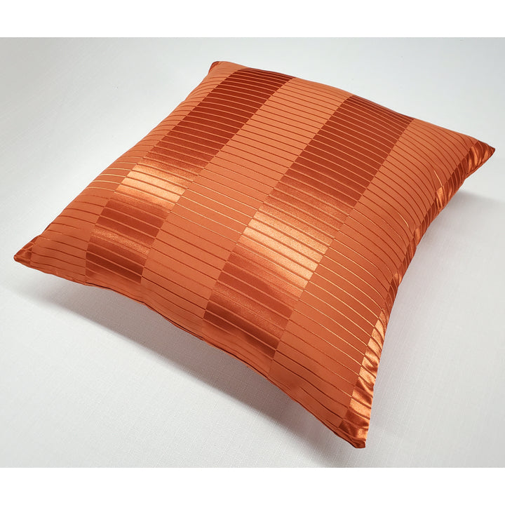 Pinctada Burnt Orange Throw Pillow 19x19 Polyester with Polyfill Insert Image 3