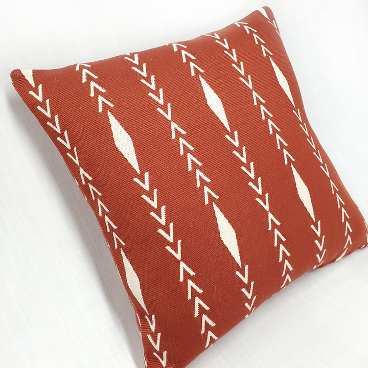 Diamond Ray Cinnamon Throw Pillow 20x20 Polyester with Polyfill Insert Image 2