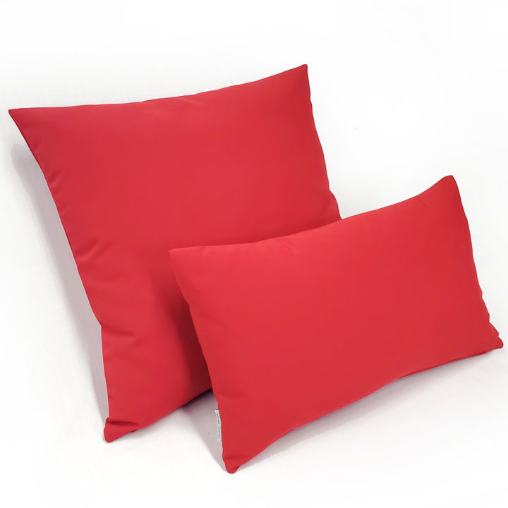 Sunbrella Jockey Red Outdoor Pillow 12x19 Polyfill Insert Durable Water-Repellent Image 4