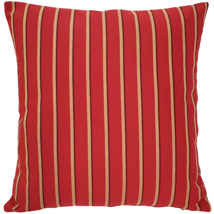 Sunbrella 20x20 Harwood Crimson Outdoor Pillow with Polyfill Insert Image 1